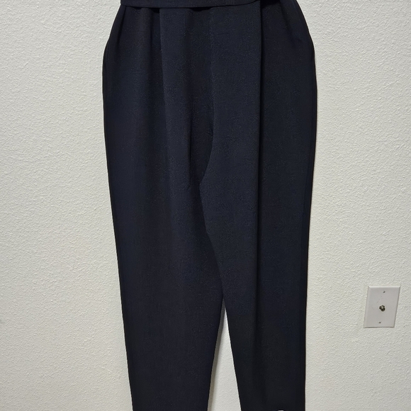 Eliza J jumpsuit with ruffle sleeve belt high rise size 6 - Picture 9 of 13